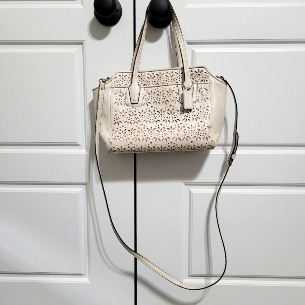 Coach Taylor Eyelet Leather Bette Mini Crossbody